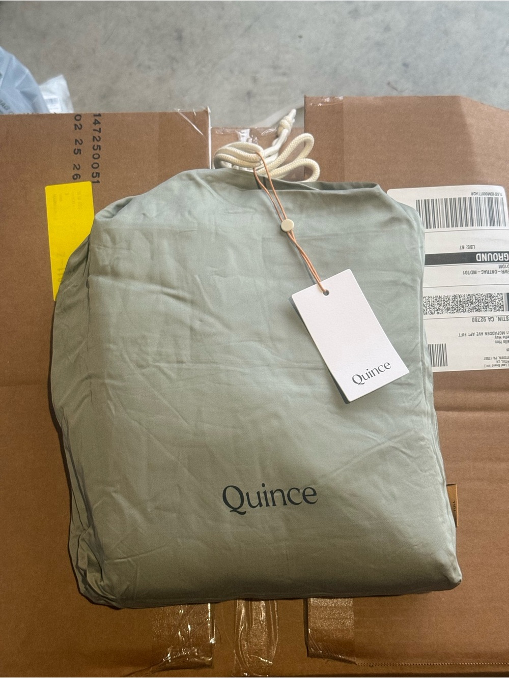 NWT Quince Bamboo Sheet Set Full Size Eucalyptus